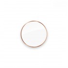 Oltens Nordlis lustro 60 cm okrągłe z oświetleniem LED miedź szczotkowana 64100610