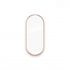 Oltens Nordlis lustro 40x90 cm owalne z oświetleniem LED miedź szczotkowana 64113610