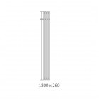 Terma Rolo Hanger grzejnik łazienkowy 180x26 cm biały mat WGROW180026KJ16SX