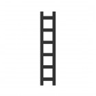 Terma Easy grzejnik łazienkowy 96x20 cm czarny mat WGEAS096020K9M5SX