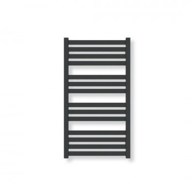 Terma Marlin grzejnik łazienkowy 78x43 cm czarny mat WGMAR078043K9M5ZS