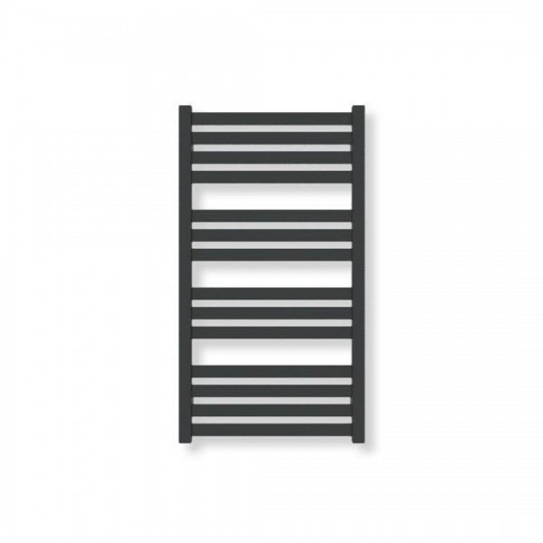 Terma Marlin grzejnik łazienkowy 78x43 cm czarny mat WGMAR078043K9M5ZS