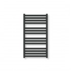 Terma Marlin grzejnik łazienkowy 78x43 cm czarny mat WGMAR078043K9M5ZS