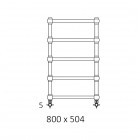 Terma Retro grzejnik łazienkowy 80x50,4 cm biały mat WGRE1080050K9M5SX