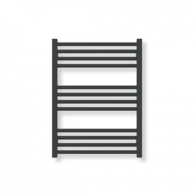 Terma Fiona grzejnik łazienkowy 66x50 cm czarny mat WGFIN066050K9M5SX