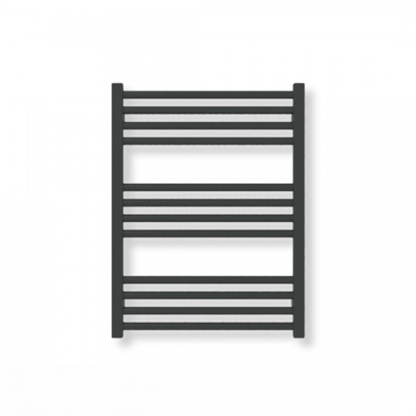 Terma Fiona grzejnik łazienkowy 66x50 cm czarny mat WGFIN066050K9M5SX