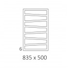 Terma Zigzag grzejnik łazienkowy 83,5x50 cm biały mat WGZIG083050KJ16ZS