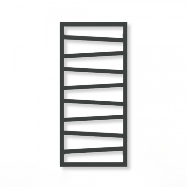 Terma Zigzag grzejnik łazienkowy 107x50 cm czarny mat WGZIG107050K9M5ZS