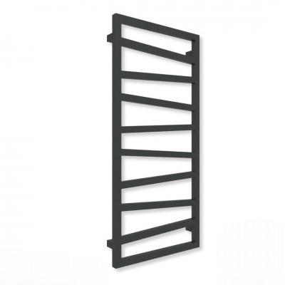 Terma Zigzag grzejnik łazienkowy 131x50 cm czarny mat WGZIG131050K9M5ZS