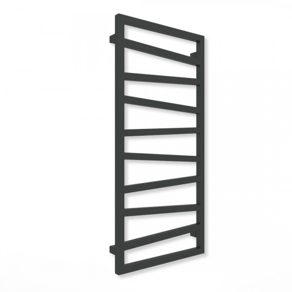 Terma Zigzag grzejnik łazienkowy 131x50 cm czarny mat WGZIG131050K9M5ZS