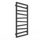 Terma Zigzag grzejnik łazienkowy 131x50 cm czarny mat WGZIG131050K9M5ZS