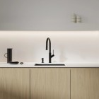 Omnires Modern Project dozownik mydła w płynie czarny półmat MP60723BL