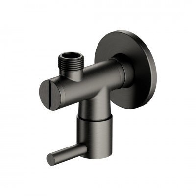 Omnires zawór ścienny kątowy grafit szczotkowany 8857GR Omnires zawór ścienny kątowy grafit szczotkowany 8857GR