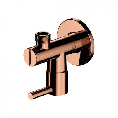 Omnires zawór ścienny kątowy miedź połysk 8857CP