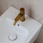 Omnires Contour bateria bidetowa stojąca złoto szczotkowane CT8020GLB