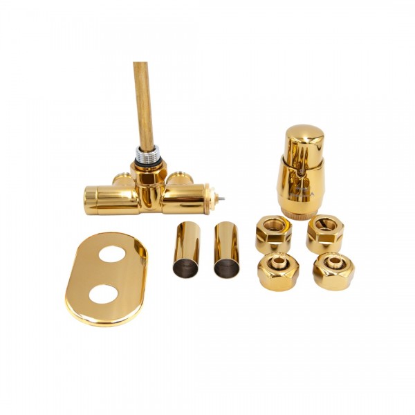 Vario Term Unico All in One zestaw zaworów termostatyczny złoty AUGS0220CFK/P(PEX)