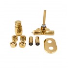 Vario Term Unico All in One zestaw zaworów termostatyczny złoty lewy AUGS0220CFK/L(PEX)