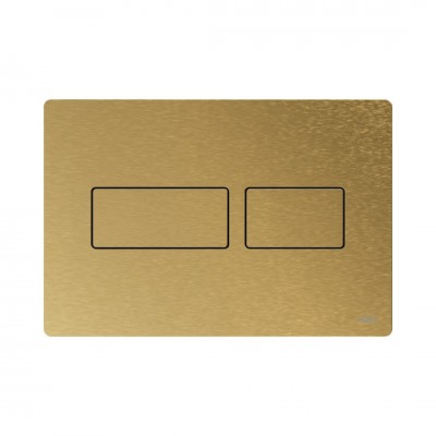 Tece Solid przycisk spłukujący do WC mosiądz szczotkowany 9240445