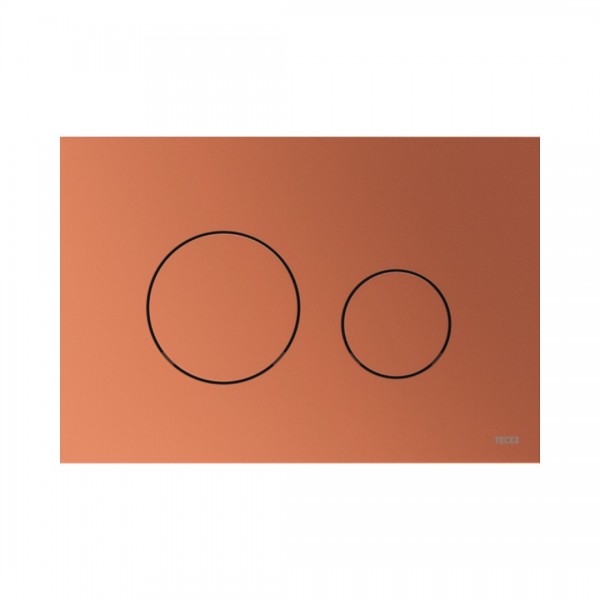 Tece Loop przycisk spłukujący do WC czerwony brąz metaliczny 9240937