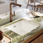 Deante Momi bateria kuchenna z wyciąganą wylewką brąz szczotkowany BKM_C73M