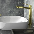 Vedo Desso Oro bateria umywalkowa wysoka bez korka złota