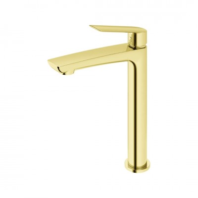 Vedo Desso Oro bateria umywalkowa wysoka z korkiem klik klak złota