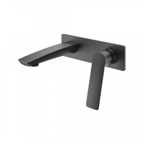 Vedo Desso Black bateria umywalkowa podtynkowa z korkiem klik klak czarny mat VBD4012/C/CZ