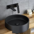 Vedo Desso Black bateria umywalkowa podtynkowa z korkiem klik klak czarny mat VBD4012/C/CZ