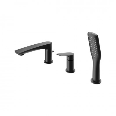 Vedo Desso Black bateria wannowa 3-otworowa czarny mat VBD4030/CZ