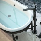 Vedo Desso Black bateria wannowa wolnostojąca czarny mat VBD4008/CZ