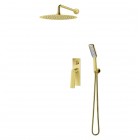 Vedo Desso Oro kompletny zestaw prysznicowy III deszczownica 25 cm złoty