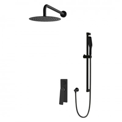 Vedo Desso Black kompletny zestaw prysznicowy czarny mat VBD4224/25/CZ