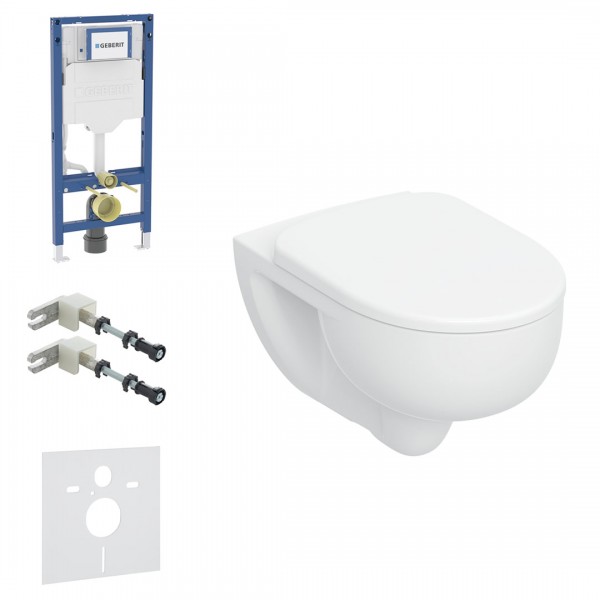 Geberit Duofix Selnova zestaw WC podtynkowy 5w1 biały połysk 68152