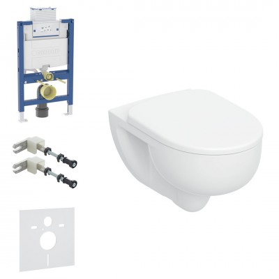Geberit Omega Selnova zestaw WC podtynkowy 5w1 biały połysk 69594
