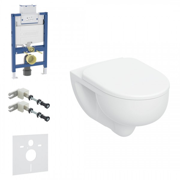 Geberit Omega Selnova zestaw WC podtynkowy 5w1 biały połysk 69594