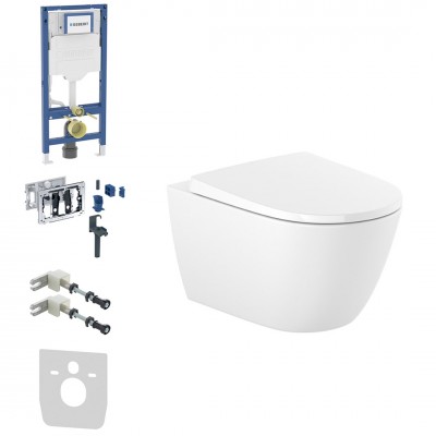 Geberit Duofix DuoFresh Ona zestaw WC podtynkowy 6w1 biały połysk 67363