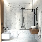 Geberit Duofix DuoFresh Jasmin zestaw WC podtynkowy 6w1 biały połysk 67173