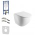 Geberit Duofix Ottawa Comfort zestaw WC podtynkowy 5w1 biały połysk 67878