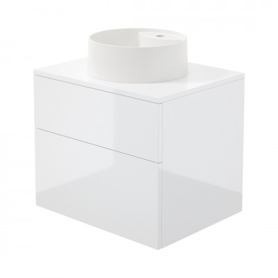 Deante Prizma umywalka z szafką 60 cm biały połysk SD6B6SAU4B