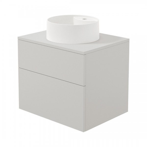 Deante Prizma umywalka z szafką 60 cm wiszącą kaszmir SDKB6SAU4B