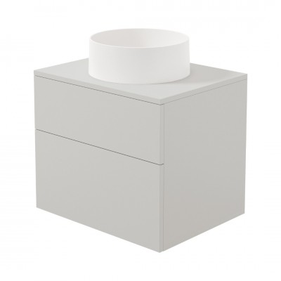 Deante Prizma umywalka z szafką 60 cm wiszącą kaszmir SDKB6SAU4S