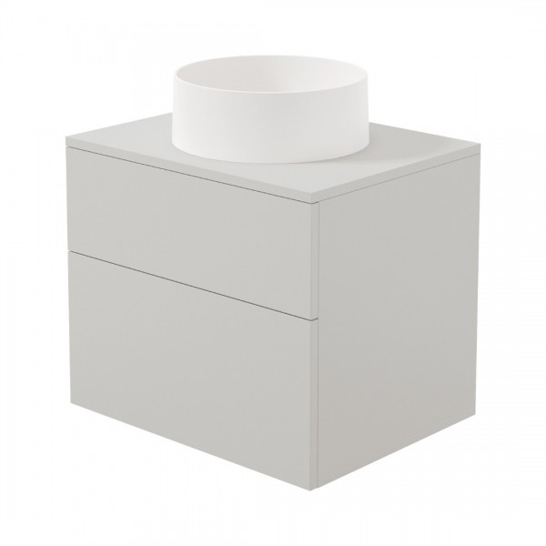 Deante Prizma umywalka z szafką 60 cm wiszącą kaszmir SDKB6SAU4S