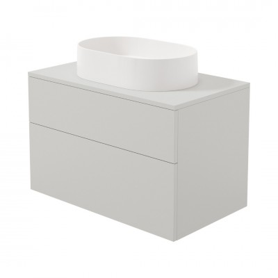 Deante Prizma umywalka z szafką 80 cm wiszącą kaszmir SDKB8SAU6S