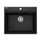 Deante Corio zlewozmywak granitowy 60x50 cm grafit metalik ZRC_G10A