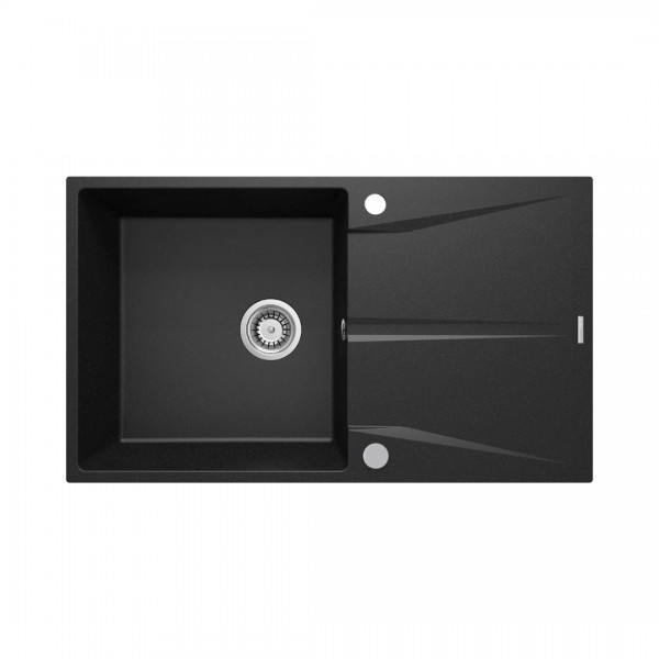 Deante Corio zlewozmywak granitowy 86x50 cm odwracalny grafit metalik ZRC_G11A