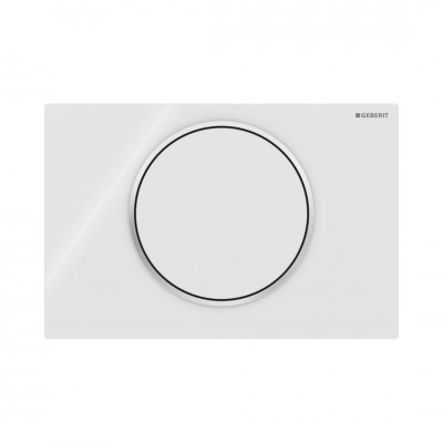 Geberit Sigma 10 przycisk spłukujący biały/chrom/biały 115758KJ5