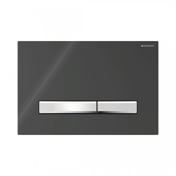 Geberit Sigma 50 przycisk spłukujący czarny/chrom 115788DW2