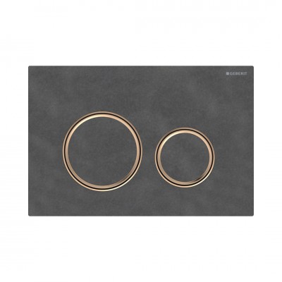 Geberit Sigma 21 przycisk spłukujący łupek Mustang/czerwone złoto 115650JM1