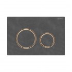 Geberit Sigma 21 przycisk spłukujący łupek Mustang/czerwone złoto 115650JM1