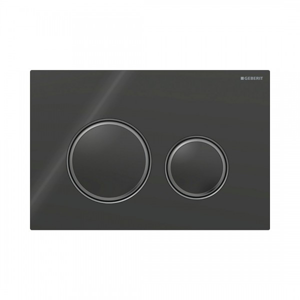 Geberit Sigma 21 przycisk spłukujący szkło czarne 115651SJ1